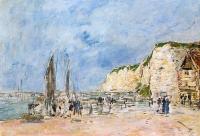 Boudin, Eugene - Dieppe, the Pollet Cliffs